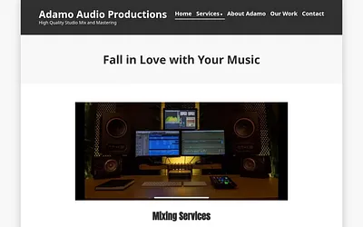 adamo-audio.com snapshot