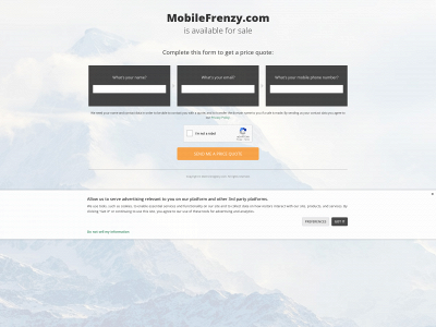 mobilefrenzy.com snapshot