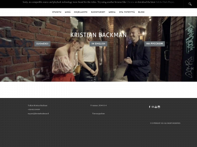 www.kristianbackman.fi snapshot