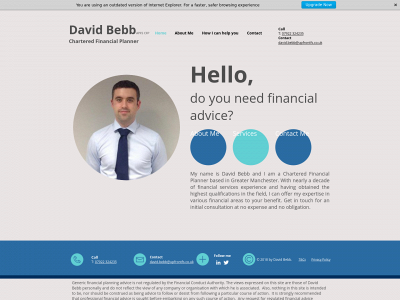 david-bebb.co.uk snapshot