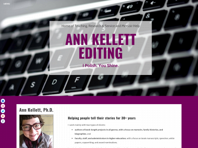 www.annkellettwritingandediting.com snapshot