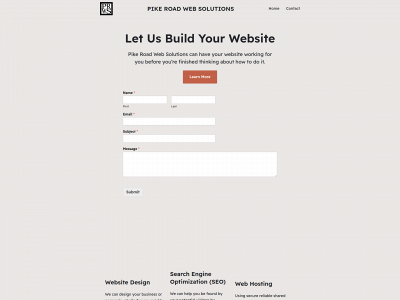 pikeroadwebsolutions.com snapshot