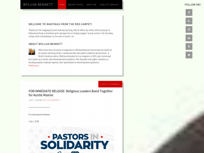 wyllisabennett.com snapshot