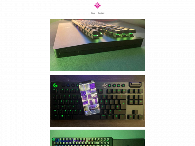 klickedkeyboards.com snapshot