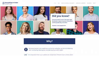 www.everythinginorder.biz snapshot