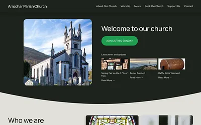 arrocharparishchurch.org snapshot