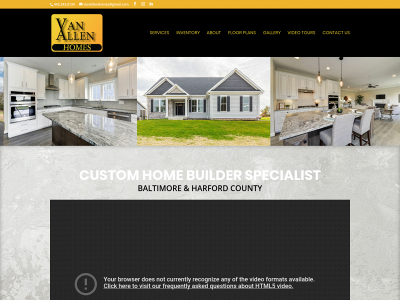 vanallenhomes.com snapshot