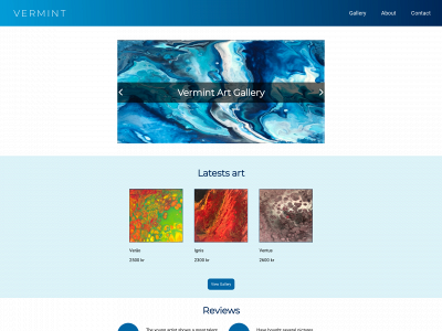 vermintgallery.com snapshot