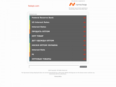 fedopt.com snapshot