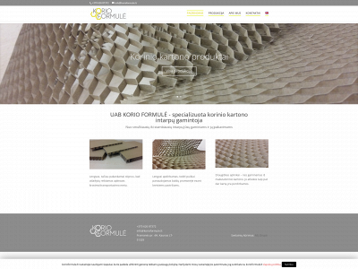korioformule.lt snapshot