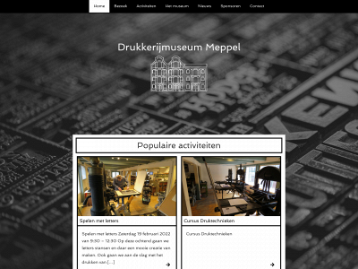 drukkerijmuseum-meppel.nl snapshot