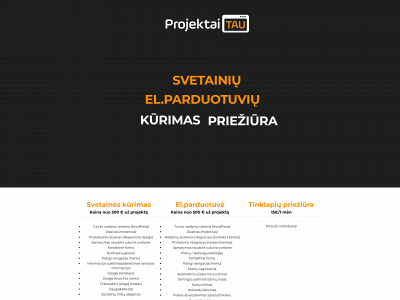 projektaitau.lt snapshot