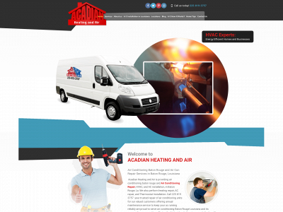 acadianheatingandair.com snapshot