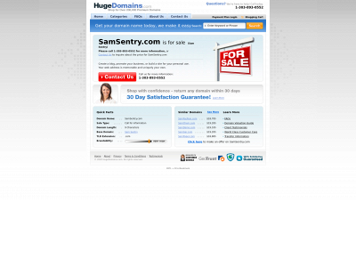 samsentry.com snapshot