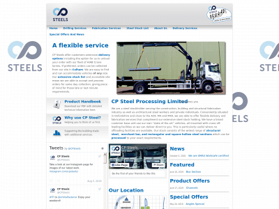 cpsteel.co.uk snapshot
