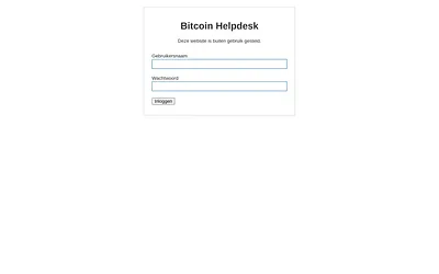 bitcoinhelpdesk.be snapshot