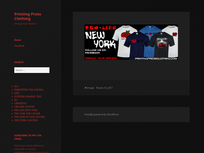 printingpressclothing.com snapshot