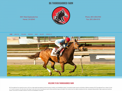 bgthoroughbreds.com snapshot