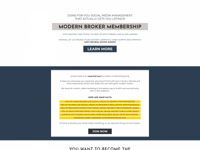 themodernbroker.co snapshot