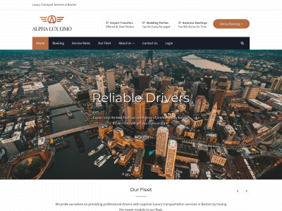 alphaluxlimo.com snapshot