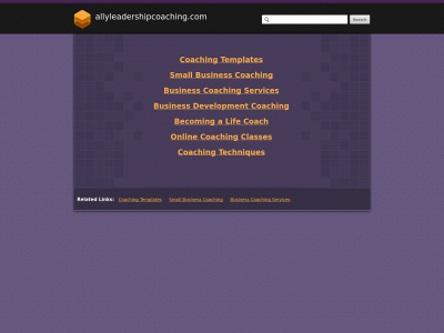 allyleadershipcoaching.com snapshot