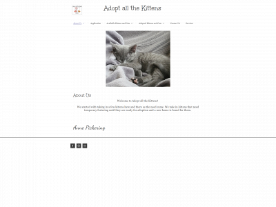 adoptallthekittens.com snapshot