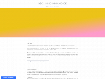 becoming-immanence.weebly.com snapshot