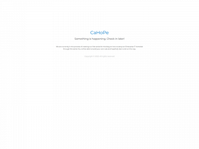 cahope.info snapshot