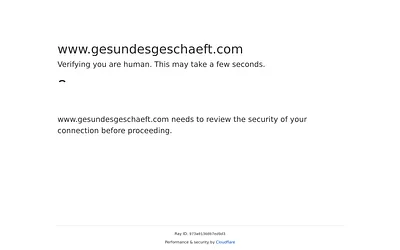 gesundesgeschaeft.com snapshot