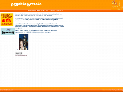 psychic-britain.co.uk snapshot