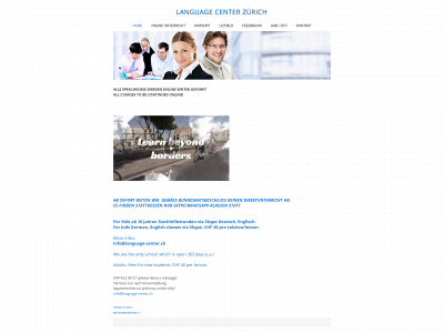 language-center.ch snapshot