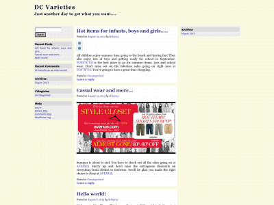 dcvarieties.com snapshot