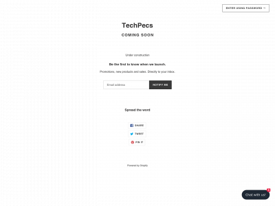 techpecs.com snapshot