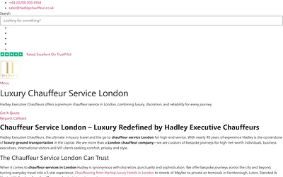 hadleychauffeur.co.uk snapshot