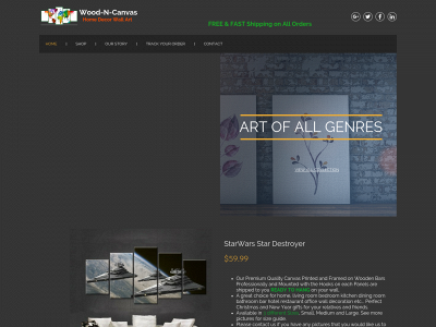 woodncanvas.com snapshot