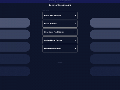 secureonlineportal.org snapshot
