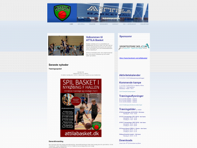 attilabasket.dk snapshot