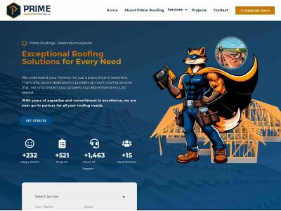 primeroofings.com snapshot