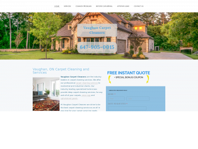 www.vaughancarpetcleaners.ca snapshot