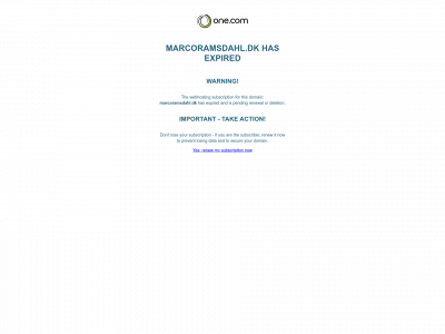 marcoramsdahl.dk snapshot
