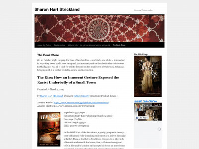 sharonstricklandauthor.com snapshot