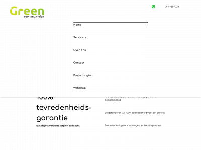 greenzonnepanelen.nl snapshot