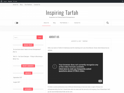 inspiringtarfah.com snapshot