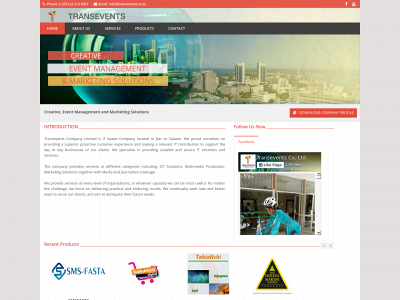transevents.co.tz snapshot