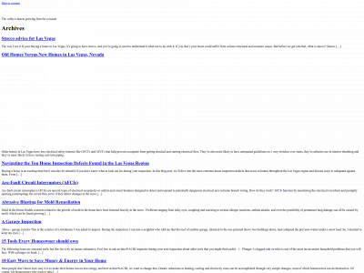 firstinspectorslv.com snapshot