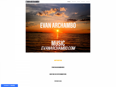 www.evanarchambo.com snapshot