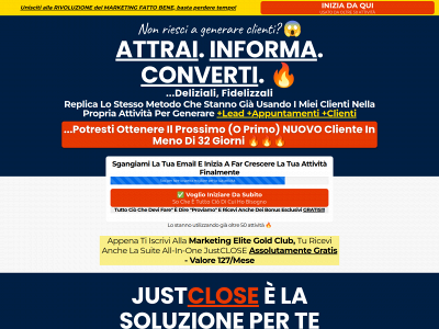 justcloseai.com snapshot