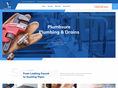 plumbsureplumbing.com snapshot