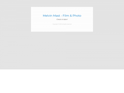 melvinmast.nl snapshot