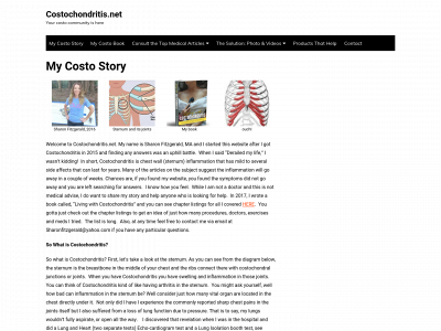 costochondritis.net snapshot